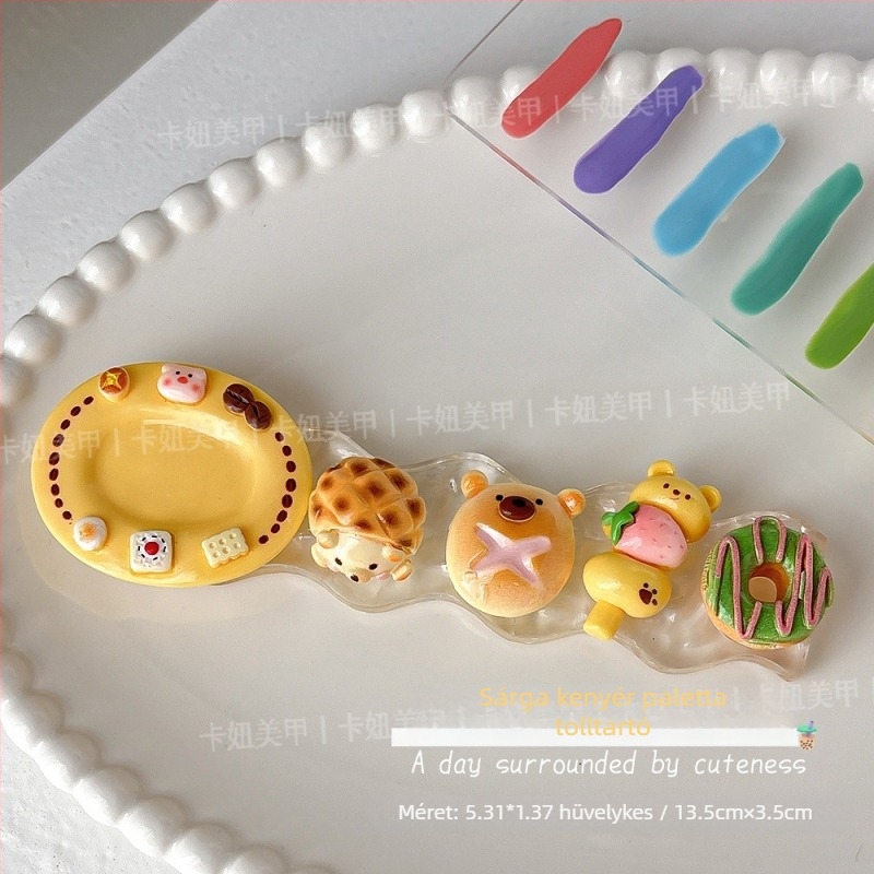 Új multifunkcionális körömállvány aranyos állat formájú dizájnnal, asztali rendező és tolltartó – műanyag és kerámia – Kaniu márka – 1 db