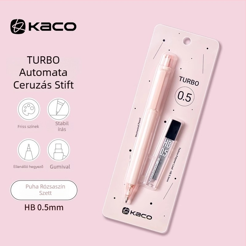 KACO mechanikus ceruza Duplo modell, műanyag test, 12 darab készlet