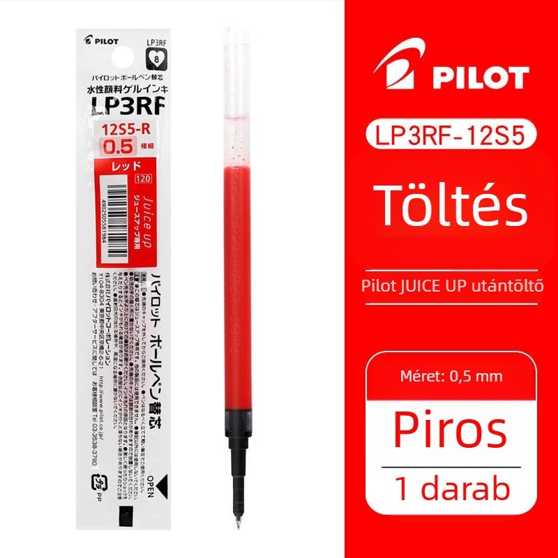 Gél toll refill PILOT/Baile LP3RF-12S5, 0.5 mm, tinta csere