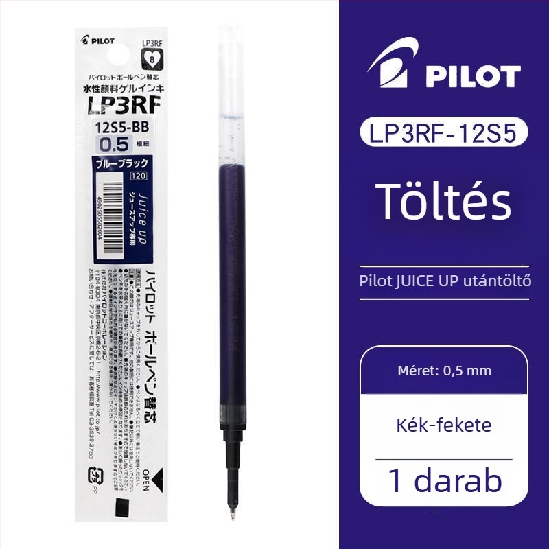 Gél toll refill PILOT/Baile LP3RF-12S5, 0.5 mm, tinta csere
