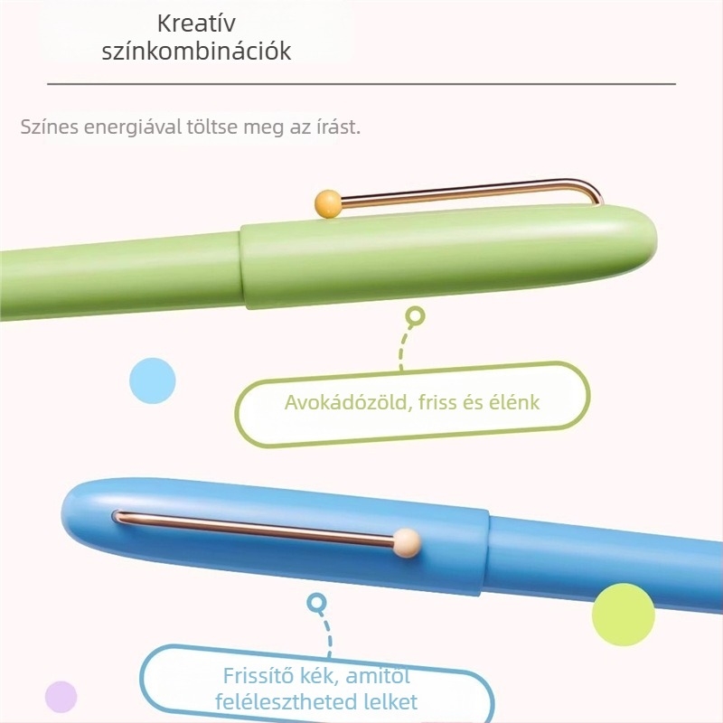 KACO töltőtoll K1029 – műanyag burkolat, EF hegy, tinta felszívó rendszer, cserélhető tinta-tartály, papírdobozos csomagolás