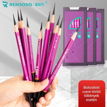 Ruimengte puha faszén ceruza rajzáshoz — papírtokos készlet, tartalmaz puha faszén ceruzát, karikatúra ceruzát, fa ceruzát, többfejű ceruzát és építőelem ceruzát