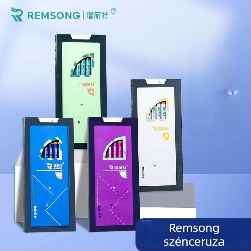 Ruimengte puha faszén ceruza rajzáshoz — papírtokos készlet, tartalmaz puha faszén ceruzát, karikatúra ceruzát, fa ceruzát, többfejű ceruzát és építőelem ceruzát