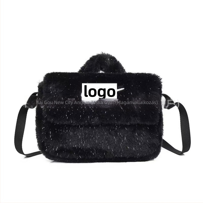 Közepes stílusú gyapjúból kötött vállon átívelő keresztbody táska — négyzetes dizájn, belső poliészter-pamut bélés, ideális hétköznapi utazásokhoz