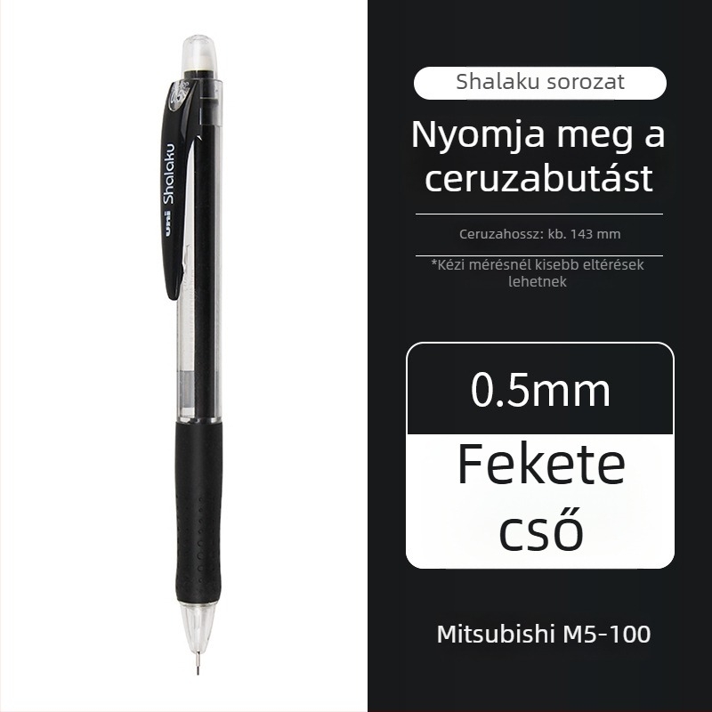 UNI/Mitsubishi mechanikus ceruza M5-100, műanyag ház, 12 db dobozonként, írásra