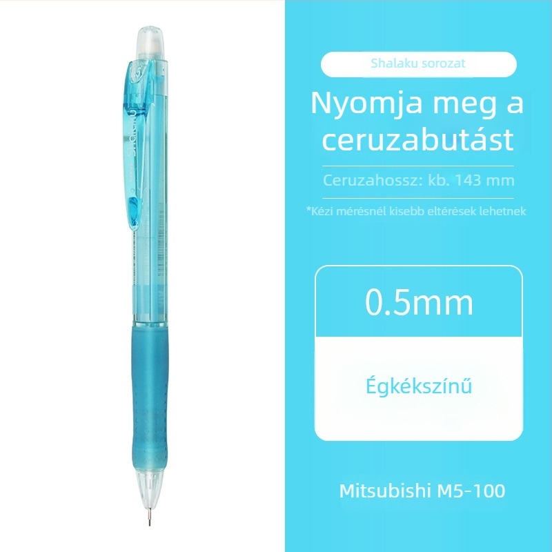 UNI/Mitsubishi mechanikus ceruza M5-100, műanyag ház, 12 db dobozonként, írásra