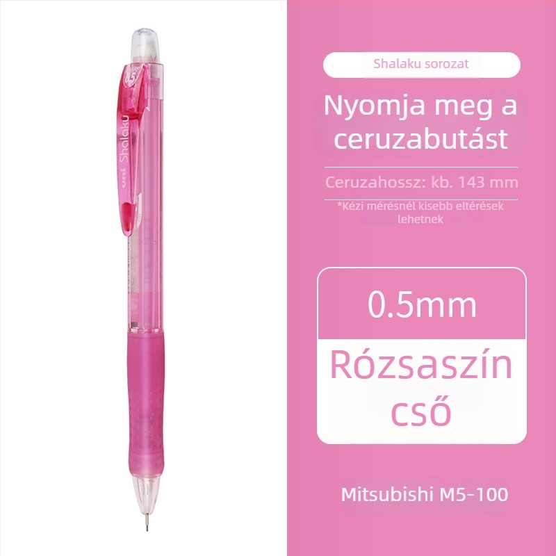 UNI/Mitsubishi mechanikus ceruza M5-100, műanyag ház, 12 db dobozonként, írásra