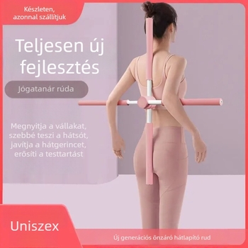 Jóga nyújtó kötél — testtartás-korrekció a hátsó nyitáshoz és álló testtartás javításához, gyermekek váll- és hát-edző eszköz