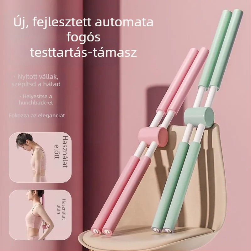 Jóga nyújtó kötél — testtartás-korrekció a hátsó nyitáshoz és álló testtartás javításához, gyermekek váll- és hát-edző eszköz