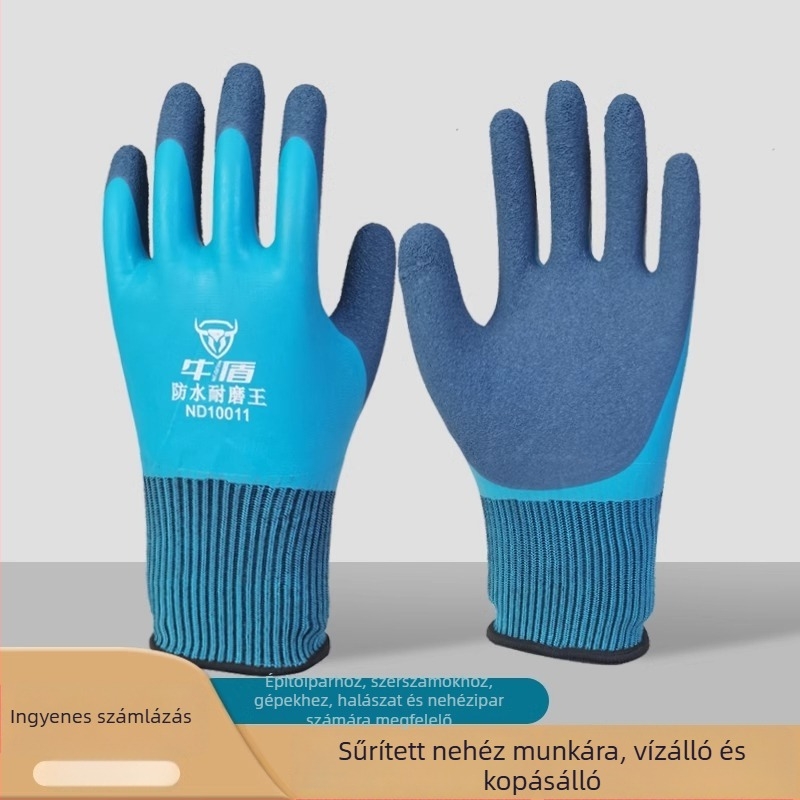 Habosított kesztyű halak kezeléséhez, áthatolás elleni védelem, kopásálló, csúszásmentes, megerősített, többfunkciós (Márka: Niu Dun; Funkció: Áthatolás elleni védelem; Súly: 65)