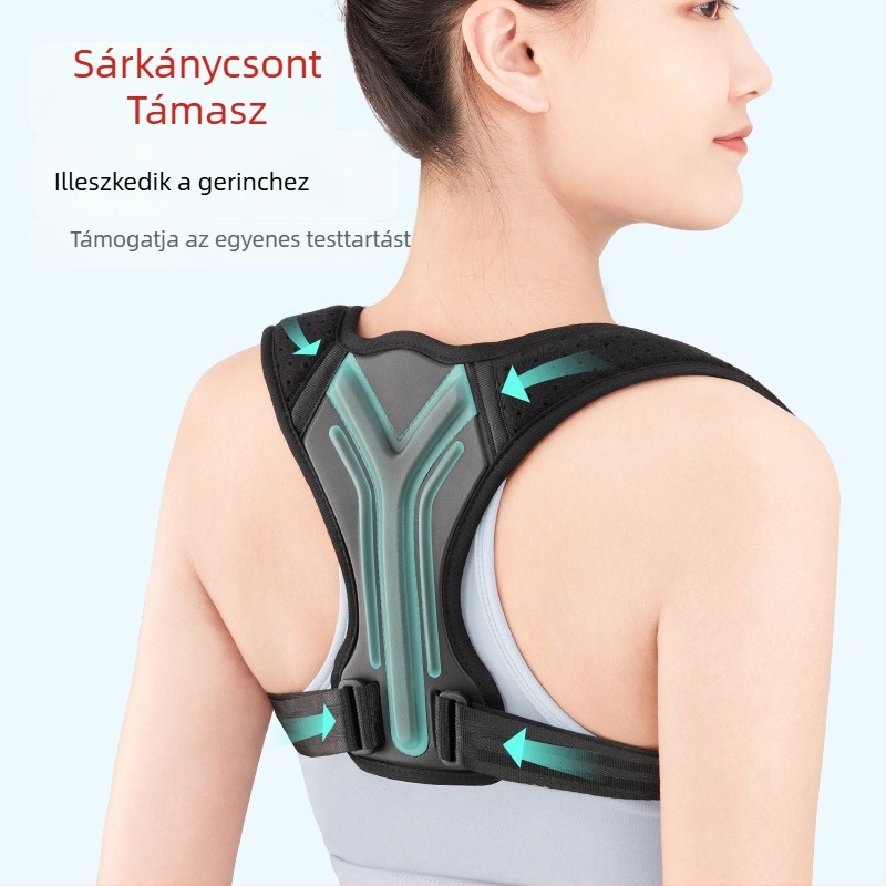 Felnőtteknek szóló testtartás-korrektor öv, férfiak és nők számára, scoliosis elleni korrekció és vállak igazítása