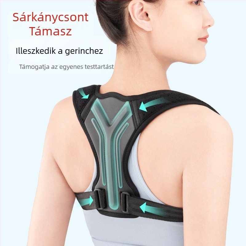 Felnőtteknek szóló testtartás-korrektor öv, férfiak és nők számára, scoliosis elleni korrekció és vállak igazítása