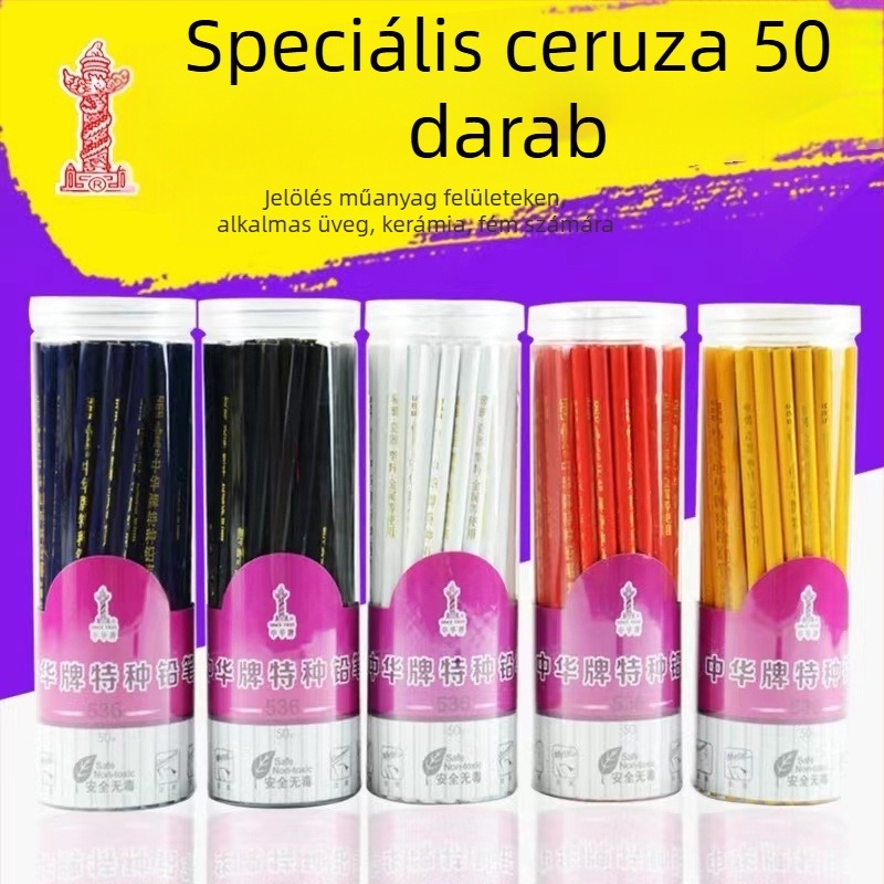 Asztalos ceruza 536 – fa test, HB grafit, modell 536