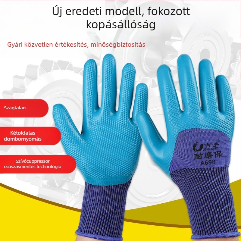 Tehénbőr védő kesztyűk általános használatra (Márka: más; Funkció: más; Anyag: tehénbőr)