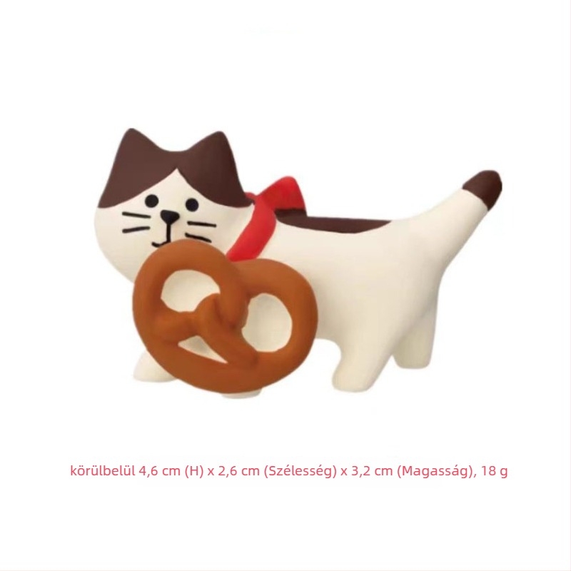 Miniatűr gyanta dísz – japán bolti stílus, pékség és kávézó dekorációhoz; márka Qingheng crafts; anyag: gyanta