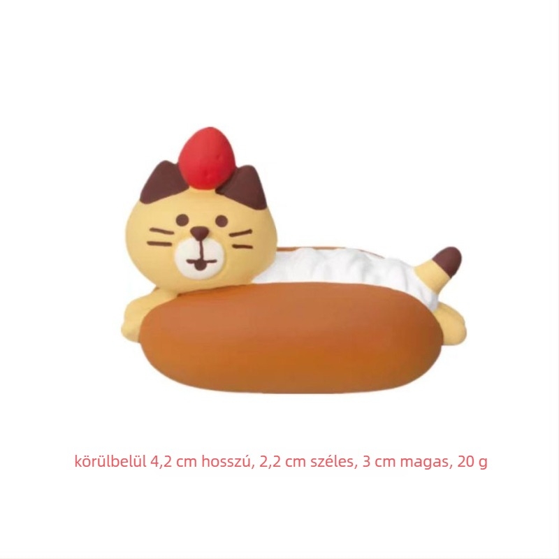 Miniatűr gyanta dísz – japán bolti stílus, pékség és kávézó dekorációhoz; márka Qingheng crafts; anyag: gyanta