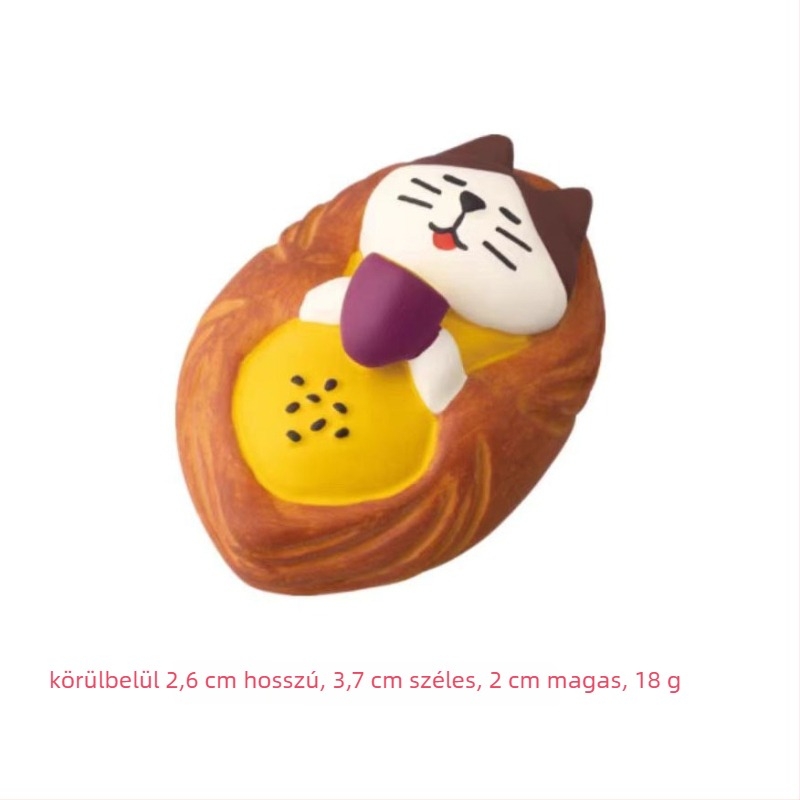 Miniatűr gyanta dísz – japán bolti stílus, pékség és kávézó dekorációhoz; márka Qingheng crafts; anyag: gyanta