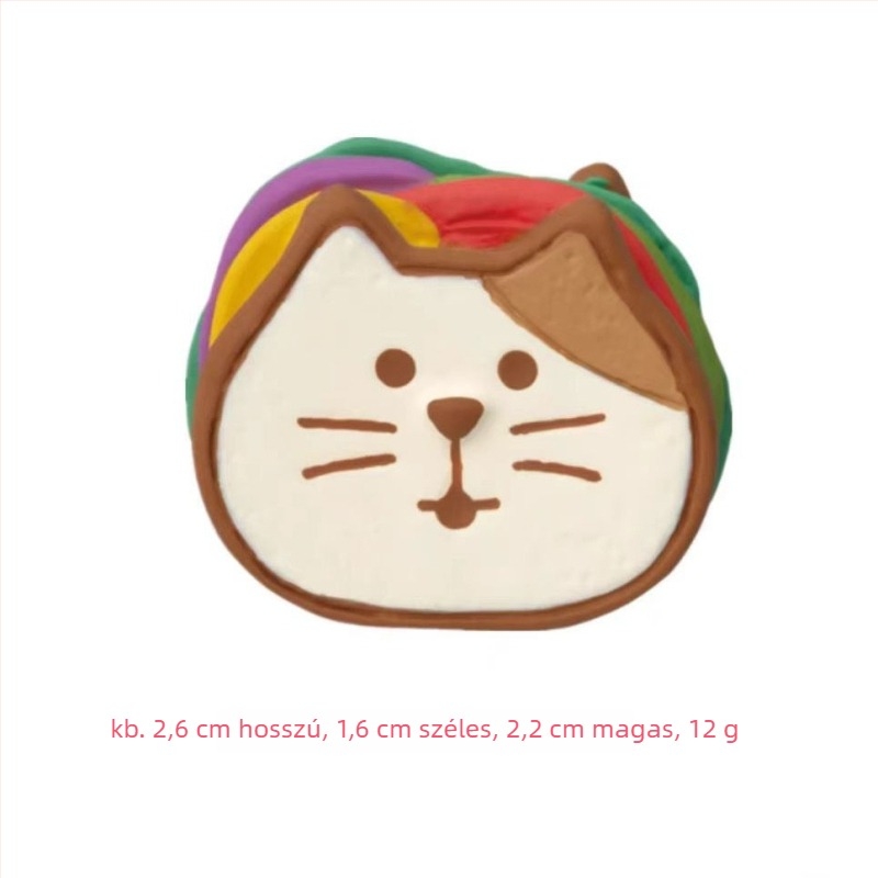 Miniatűr gyanta dísz – japán bolti stílus, pékség és kávézó dekorációhoz; márka Qingheng crafts; anyag: gyanta