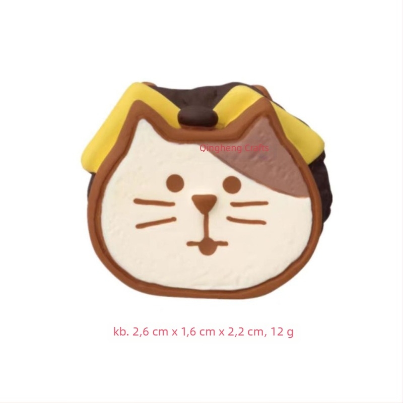 Miniatűr gyanta dísz – japán bolti stílus, pékség és kávézó dekorációhoz; márka Qingheng crafts; anyag: gyanta