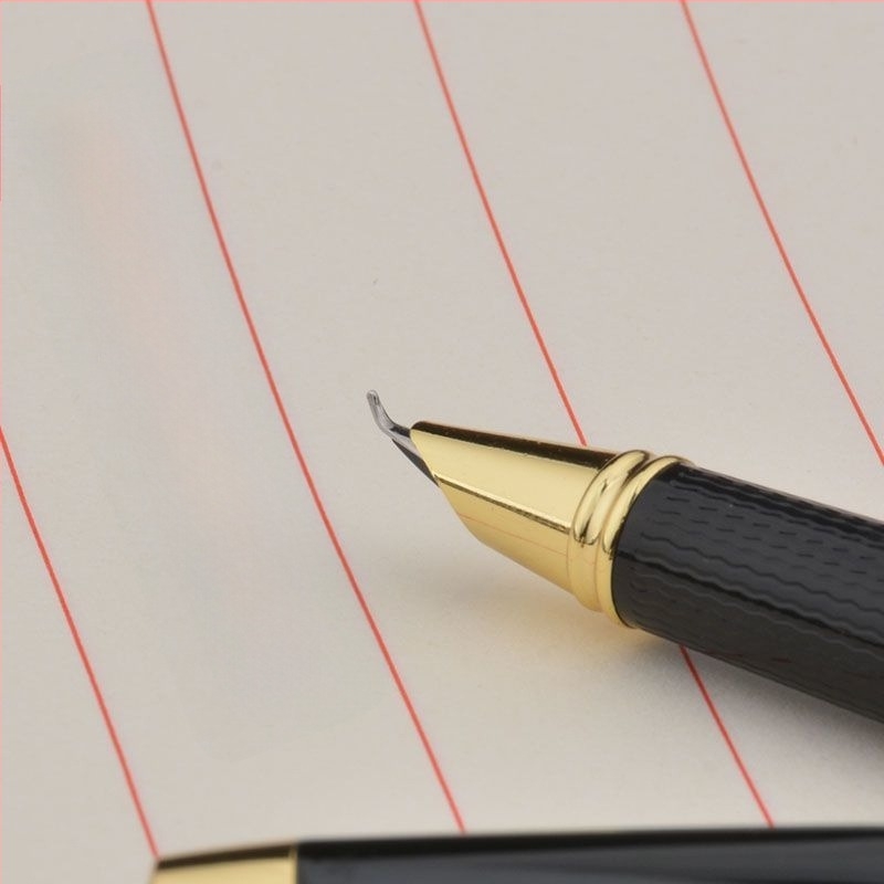 Kalligrafikus toll görbült heggel, fém testtel, irídium heggel