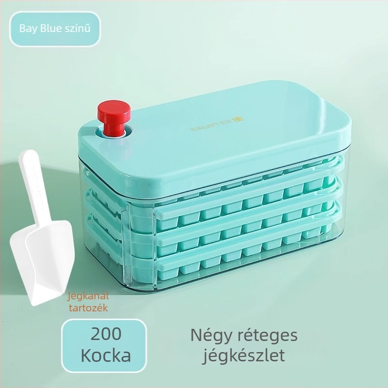 Friendly jégkocka forma – 2L PP, gyors fagyás, könnyű kioldás