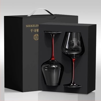 Ólommentes kristály borospohár, Új kínai stílus, uniszex dizájn, kapacitás 1–100 ml