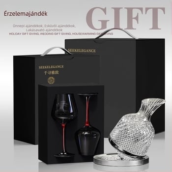 Ólommentes kristály borospohár, Új kínai stílus, uniszex dizájn, kapacitás 1–100 ml