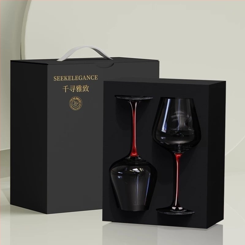 Ólommentes kristály borospohár, Új kínai stílus, uniszex dizájn, kapacitás 1–100 ml