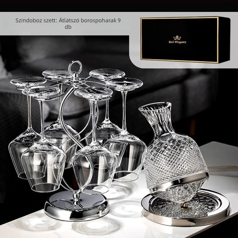 Ólommentes kristály borospohár, Új kínai stílus, uniszex dizájn, kapacitás 1–100 ml