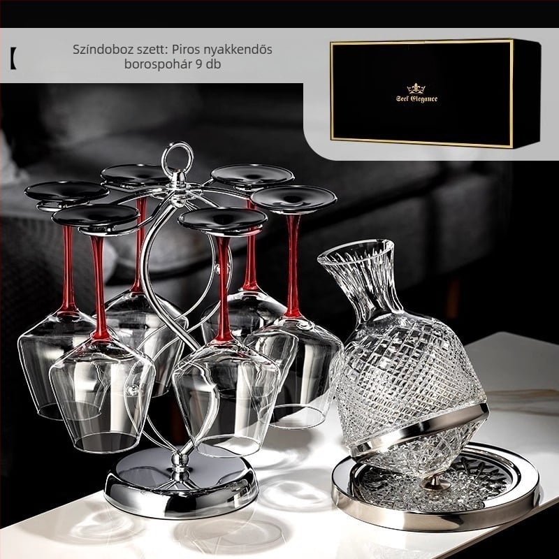 Ólommentes kristály borospohár, Új kínai stílus, uniszex dizájn, kapacitás 1–100 ml