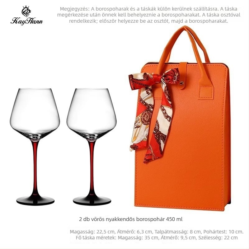 Ólommentes kristály borospohár, Új kínai stílus, uniszex dizájn, kapacitás 1–100 ml