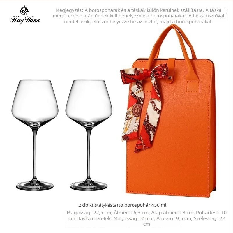 Ólommentes kristály borospohár, Új kínai stílus, uniszex dizájn, kapacitás 1–100 ml