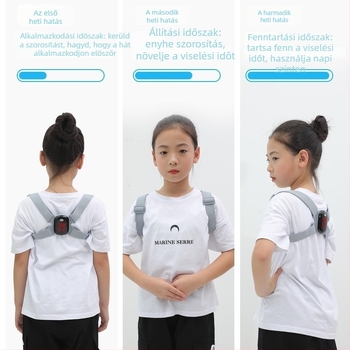 Testtartás-korrekciós pánt KL-5930, intelligens vibrációs funkció, kifózis elleni, légáteresztő, 2020