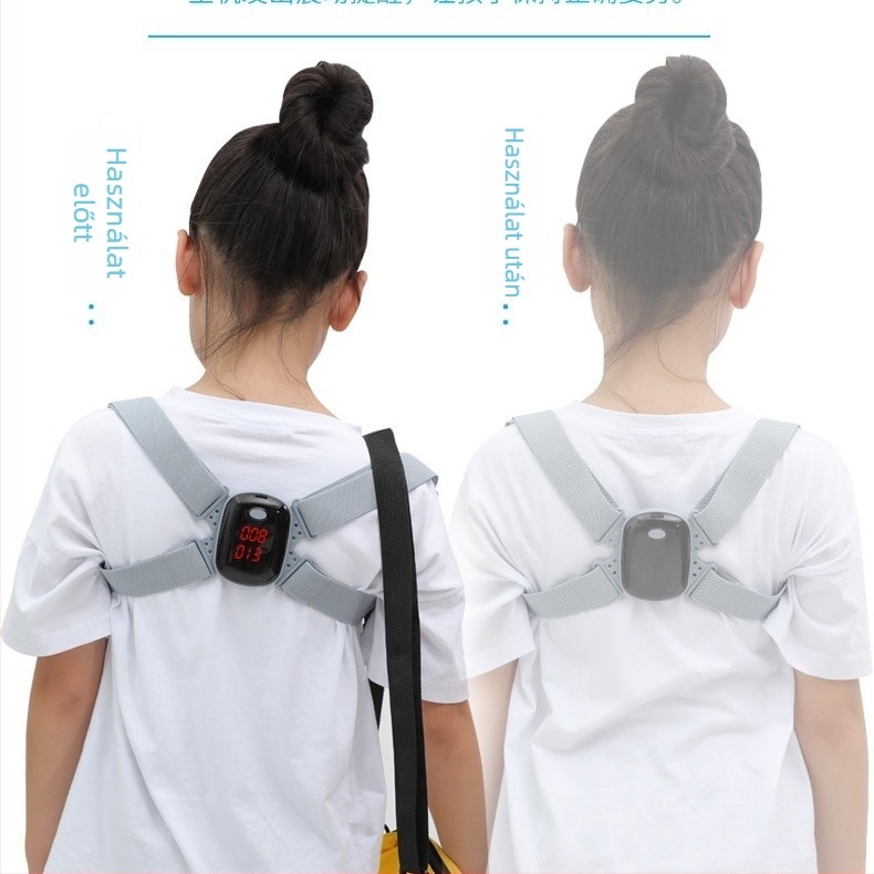 Testtartás-korrekciós pánt KL-5930, intelligens vibrációs funkció, kifózis elleni, légáteresztő, 2020