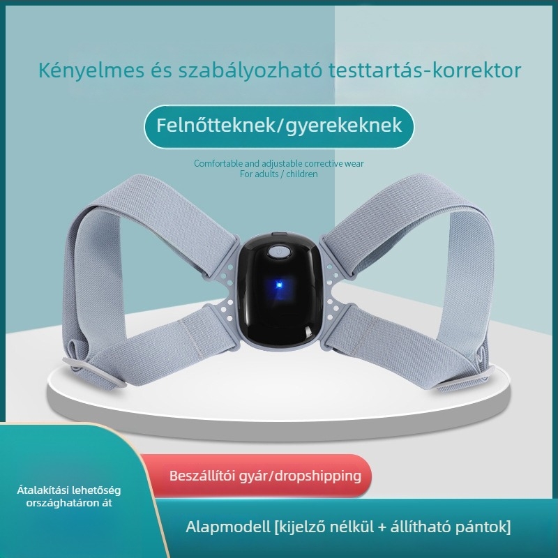 Testtartás-korrekciós pánt KL-5930, intelligens vibrációs funkció, kifózis elleni, légáteresztő, 2020
