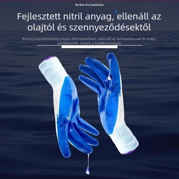 Shouli Munkavédelmi kesztyűk – nitril-latex, csúszásmentes, kopásálló, ipari védelem, általános használat