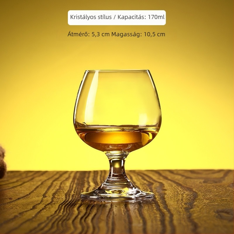 Üvegből készült boros pohár, kapacitás 101-200 ml, egyszerű stílus