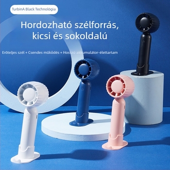 Cat State Kézi USB-s ventilátor brushless motorral, 5 lapát, 3 sebesség, beépített 300–500 mAh akkumulátor, zaj ≤ 36 dB, USB töltés