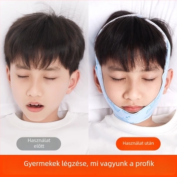 Gyermekek szájlégzés-korrigálója – megakadályozza a szájnyitást, arckorrekciós öv, nyitás/zárás szájplasztír (Model 20240611; 2024 nyár; Márka: Other; Tanúsítvány: Other)