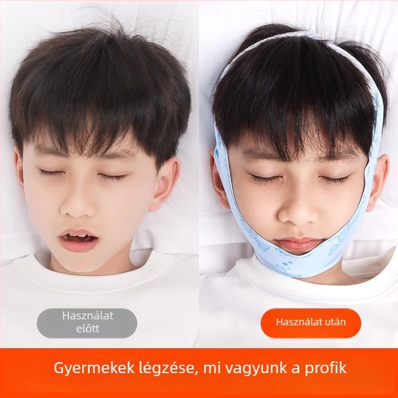 Gyermekek szájlégzés-korrigálója – megakadályozza a szájnyitást, arckorrekciós öv, nyitás/zárás szájplasztír (Model 20240611; 2024 nyár; Márka: Other; Tanúsítvány: Other)