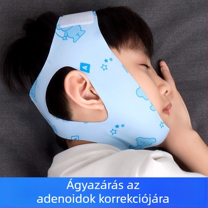 Gyermekek szájlégzés-korrigálója – megakadályozza a szájnyitást, arckorrekciós öv, nyitás/zárás szájplasztír (Model 20240611; 2024 nyár; Márka: Other; Tanúsítvány: Other)