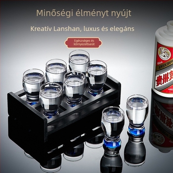 Szeszes italok pohár készlet – 6–10 darab, közönséges üveg, kapacitás 1–100 ml, készlet, logó nyomtatás elérhető