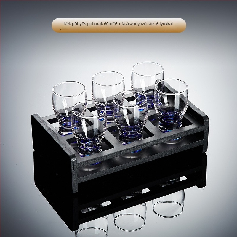 Szeszes italok pohár készlet – 6–10 darab, közönséges üveg, kapacitás 1–100 ml, készlet, logó nyomtatás elérhető
