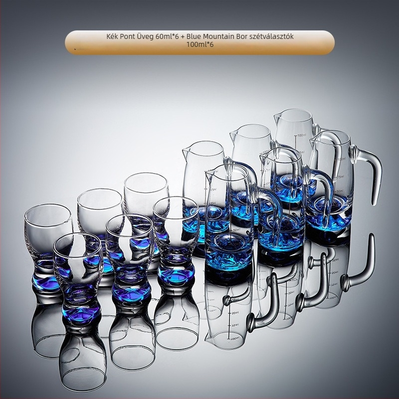 Szeszes italok pohár készlet – 6–10 darab, közönséges üveg, kapacitás 1–100 ml, készlet, logó nyomtatás elérhető