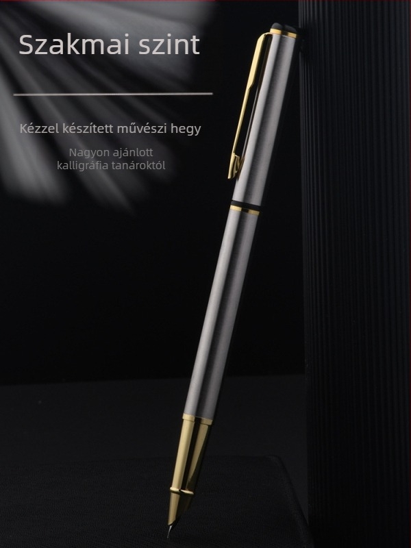 Kaligráfia toll ívelt heggyel gyakorláshoz, 801-es modell, logó nélkül, ideális céges ajándékokhoz
