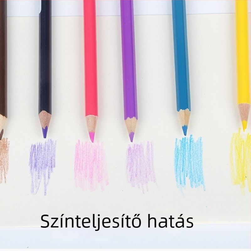 Fa burkolatú ceruzakészlet, 100 db, olaj-alapú és vízoldható (Márka Unique, Típus Egyéb)