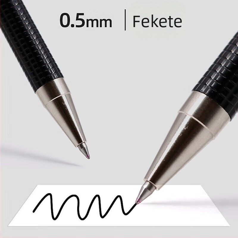 Zebra CJ-301 sorozat gombnyomásos golyóstoll, 0.5 mm hegye, aláíró toll