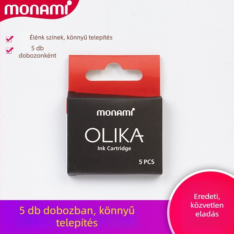 monami tintazsák tollhoz, műanyag, dobozos