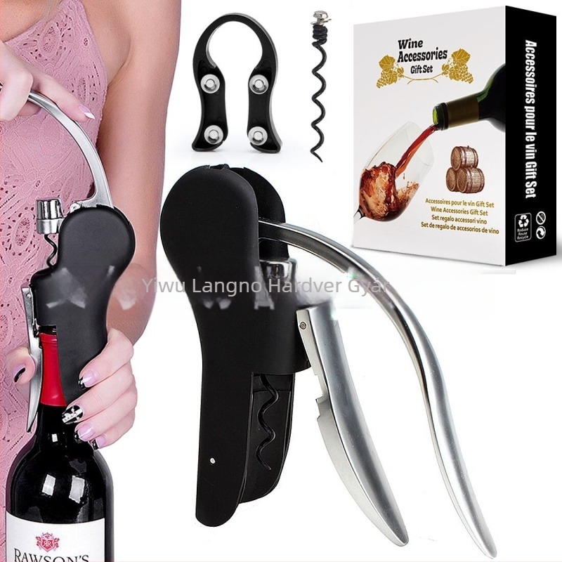 Dugóhúzó zinkötvözetből, liba alakú, hordozható, logónyomás lehetséges, egyedi csomagolás