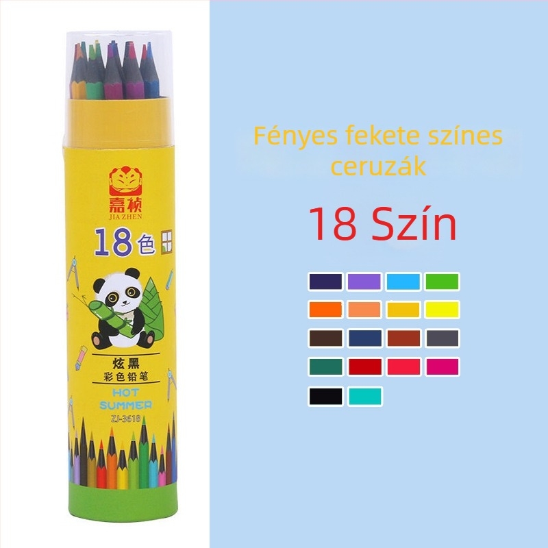 Több színű, radírozható színes ceruzák rajzoláshoz, készletek 12/24/36 színnel, általános iskolások számára